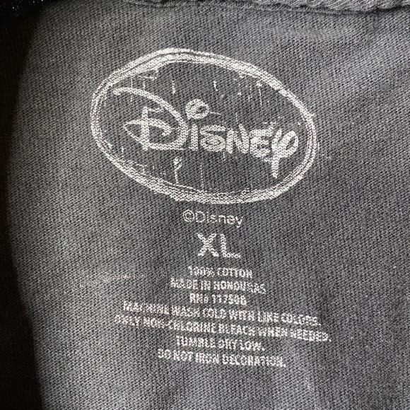 Disney Mickey Mouse All Over Print Black Short Sleeve Tshirt Size XL - Picture 3 of 5